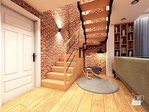 Projekt domu 45 m2 / Bochnia - Schody, styl nowoczesny - zdjęcie od BIG IDEA studio projektowe