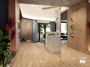 Projekt willi 300 m2 cz. III / Bochnia - Hol / przedpokój, styl nowoczesny - zdjęcie od BIG IDEA studio projektowe