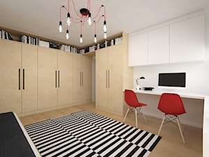 Wielofunkcyjny salon 17 m2 / Kraków - Salon, styl skandynawski - zdjęcie od BIG IDEA studio projektowe
