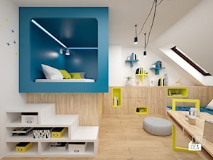 Projekt willi 300 m2 cz. I / Bochnia - Pokój dziecka, styl nowoczesny - zdjęcie od BIG IDEA studio projektowe