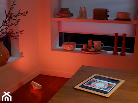 Aranżacje wnętrz - Jadalnia: Philips HUE - Jadalnia - Philips Lighting. Przeglądaj, dodawaj i zapisuj najlepsze zdjęcia, pomysły i inspiracje designerskie. W bazie mamy już prawie milion fotografii!