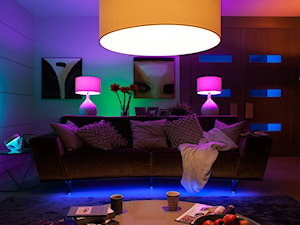 Philips HUE - Salon, styl nowoczesny - zdjęcie od Philips Lighting