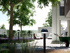 Lampy zewnętrzne - Duży ogród za domem, styl nowoczesny - zdjęcie od Philips Lighting