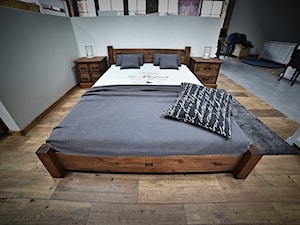 łóżko i szafki nocne Rustyk - zdjęcie od SEART.PL
