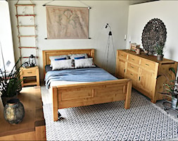 Sara - Średnia biała sypialnia, styl rustykalny - zdjęcie od SEART.PL - Homebook