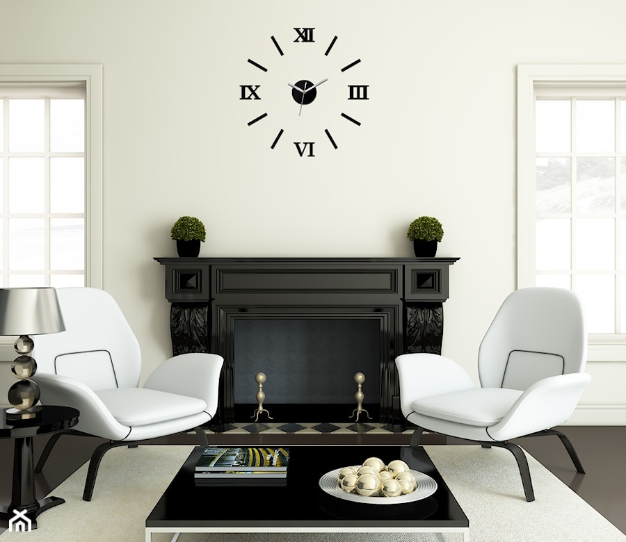 Zegar ścienny NUMERO - Salon, styl nowoczesny - zdjęcie od Modern-Clock