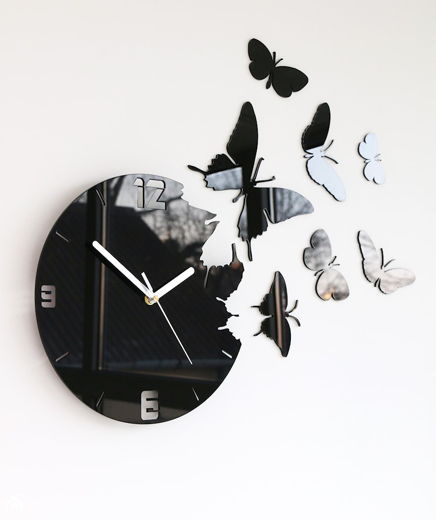 Zegar ścienny Motyle - zdjęcie od Modern-Clock - Homebook