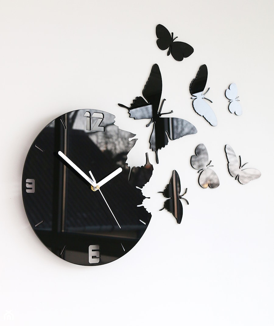 Zegar ścienny Motyle - zdjęcie od Modern-Clock