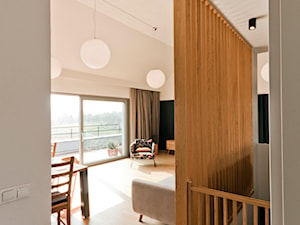 dom w Brzoskwini - Schody, styl nowoczesny - zdjęcie od magda jagannathan pracownia projektowa JAGANNA