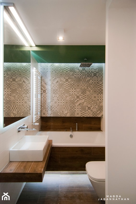 Łazienka, styl nowoczesny - zdjęcie od magda jagannathan pracownia projektowa JAGANNA