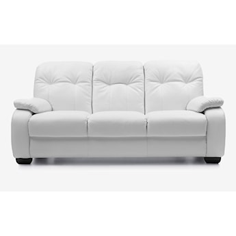 Sofa trzyosobowa Fino, pikowana, biała sofa, sofa rozkładana, Gala Collezione