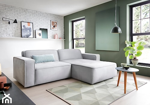 MODO (Sweet Sit) - Średni biały zielony salon, styl skandynawski - zdjęcie od Fabryka Mebli GALA COLLEZIONE