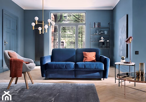 OLBIA - Średni niebieski salon, styl vintage - zdjęcie od Fabryka Mebli GALA COLLEZIONE