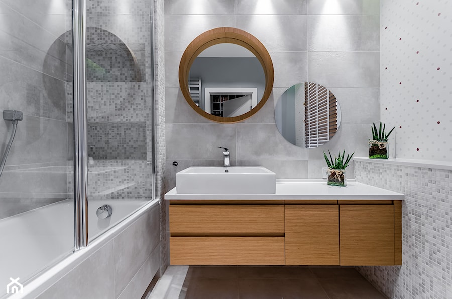 DOM RODZINNY GDAŃSK - Średnia łazienka, styl nowoczesny - zdjęcie od STUDIO FORMA