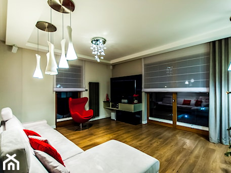 Aranżacje wnętrz - Salon: APARTAMENT Z POMARAŃCZOWYM AKCENTEM - Salon, styl nowoczesny - STUDIO FORMA. Przeglądaj, dodawaj i zapisuj najlepsze zdjęcia, pomysły i inspiracje designerskie. W bazie mamy już prawie milion fotografii!