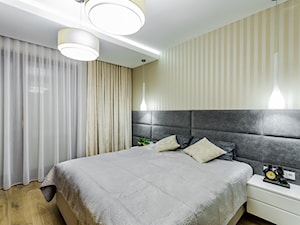 DOM RODZINNY GDAŃSK - Średnia żółta sypialnia, styl nowoczesny - zdjęcie od STUDIO FORMA