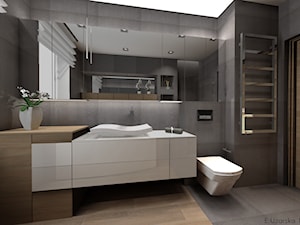 łazienka w betonie i drewnie - Łazienka, styl nowoczesny - zdjęcie od ILLEGAL DESIGN