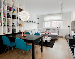 Mieszkanie w wielkiej płycie - Salon, styl nowoczesny - zdjęcie od Home Plan Joanna Mielczarek - Homebook