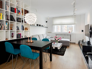 Mieszkanie w wielkiej płycie - Salon, styl nowoczesny - zdjęcie od Home Plan Joanna Mielczarek