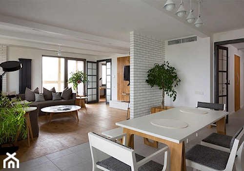 Strefa dzienna w domku jednorodzinnym - Kuchnia, styl minimalistyczny - zdjęcie od Malee - Projektowanie z pasją
