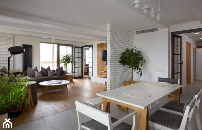 Strefa dzienna w domku jednorodzinnym - Kuchnia, styl minimalistyczny - zdjęcie od Malee - Projektowanie z pasją