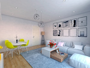 rzut mieszkania- przykładowy salon - zdjęcie od Malee - Projektowanie z pasją