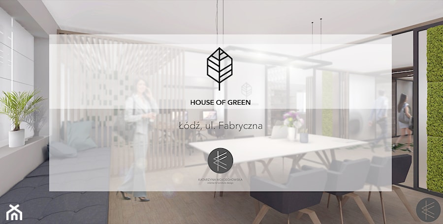 HOUSE OF GREEN - ŁÓDŹ. - Wnętrza publiczne, styl skandynawski - zdjęcie od KWojciechowska Studio