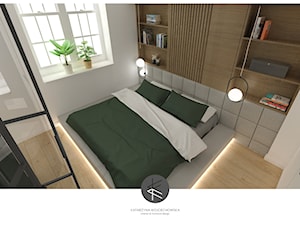 APARTAMENT NA MOKOTOWIE. - Sypialnia, styl skandynawski - zdjęcie od KWojciechowska Studio