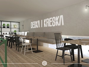 DESKA I KRESKA - WARSZAWA. - Wnętrza publiczne, styl industrialny - zdjęcie od KWojciechowska Studio