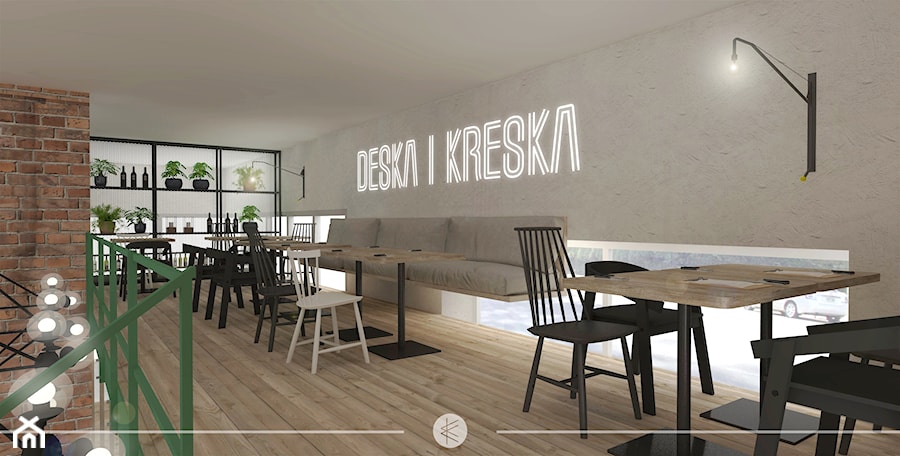 DESKA I KRESKA - WARSZAWA. - Wnętrza publiczne, styl industrialny - zdjęcie od KWojciechowska Studio