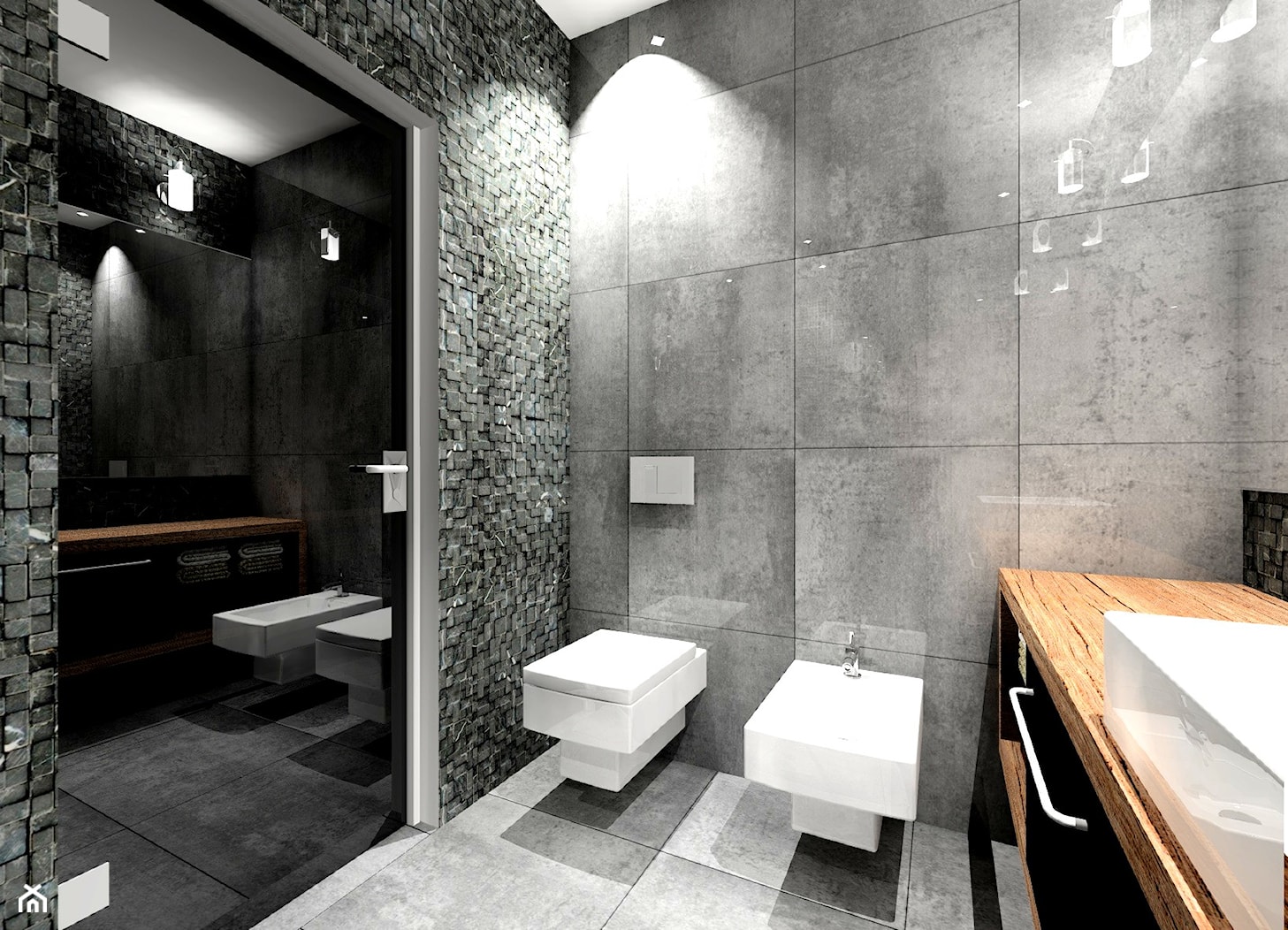 Łazienka - Średnia łazienka, styl nowoczesny - zdjęcie od Joanna Bluemer - Homebook