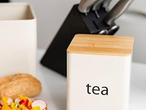 Pojemnik spożywczy metalowy Inspirio Tea, krem - zdjęcie od Galicja dla Twojego Domu