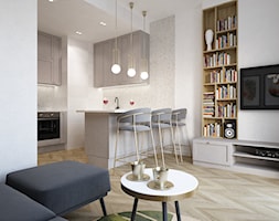 mieszkanie do wynajęcia 2 pokoje - Salon, styl nowoczesny - zdjęcie od Grafika i Projekt architektura wnętrz - Homebook