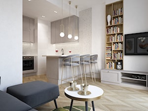 mieszkanie do wynajęcia 2 pokoje - Salon, styl nowoczesny - zdjęcie od Grafika i Projekt architektura wnętrz