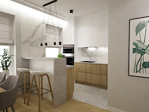 mieszkanie 70m2 pod warszawą - Kuchnia, styl nowoczesny - zdjęcie od Grafika i Projekt architektura wnętrz