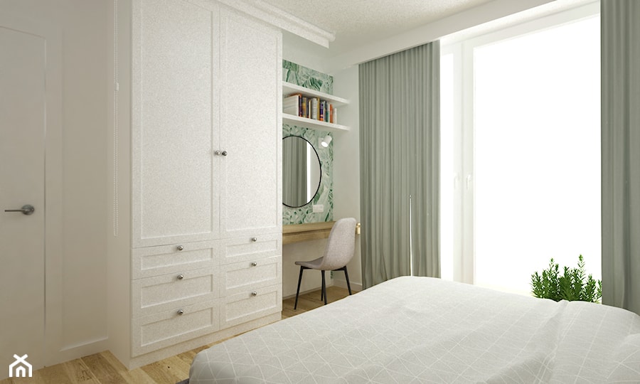 sypialnia - zdjęcie od Grafika i Projekt architektura wnętrz