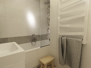 41 m2 pastelowe - Łazienka, styl skandynawski - zdjęcie od Grafika i Projekt architektura wnętrz