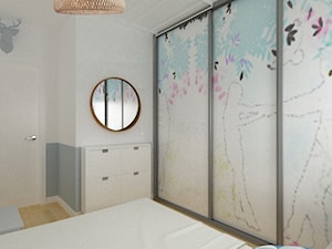 mieszkanie 35m2 pod wynajem - Sypialnia, styl skandynawski - zdjęcie od Grafika i Projekt architektura wnętrz