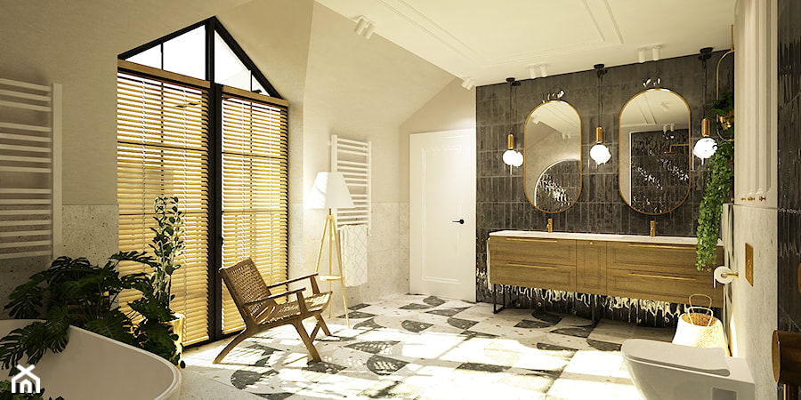 salon kąpielowy 20m2 - zdjęcie od Grafika i Projekt architektura wnętrz