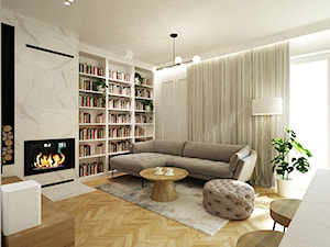 dom w stylu mix klasyka z boho - Salon, styl tradycyjny - zdjęcie od Grafika i Projekt architektura wnętrz