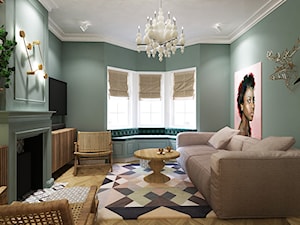dom koncepcja wschodnia anglia - Salon, styl tradycyjny - zdjęcie od Grafika i Projekt architektura wnętrz