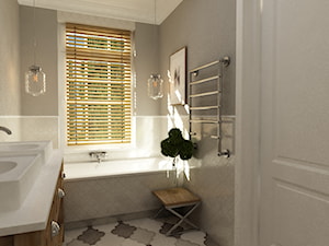 łazienka w stylu hampton - zdjęcie od Grafika i Projekt architektura wnętrz