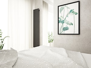 mieszkanie przerobione z 3 na 4 pokoje - Mała szara sypialnia, styl nowoczesny - zdjęcie od Grafika i Projekt architektura wnętrz