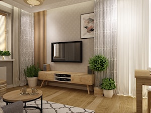 mieszkanie 80m2 na woli - Salon, styl skandynawski - zdjęcie od Grafika i Projekt architektura wnętrz