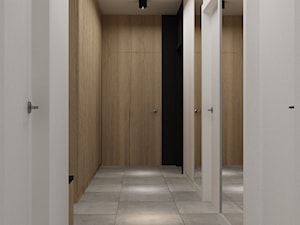 apartament mokotów 90m2 - Hol / przedpokój, styl nowoczesny - zdjęcie od Grafika i Projekt architektura wnętrz