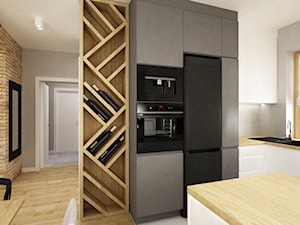 dom pod warszawą 200m2 - Kuchnia, styl skandynawski - zdjęcie od Grafika i Projekt architektura wnętrz