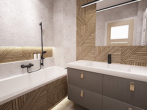 łazienka z wanną - zdjęcie od Grafika i Projekt architektura wnętrz