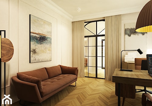 dom 350m2 w stylu modern classic - Biuro, styl nowoczesny - zdjęcie od Grafika i Projekt architektura wnętrz