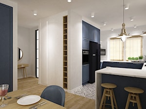 Dom 320m2 z granatem/zielenią - Kuchnia, styl nowoczesny - zdjęcie od Grafika i Projekt architektura wnętrz