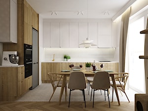 mieszkanie 46m2 w stylu BOHO - Kuchnia, styl skandynawski - zdjęcie od Grafika i Projekt architektura wnętrz